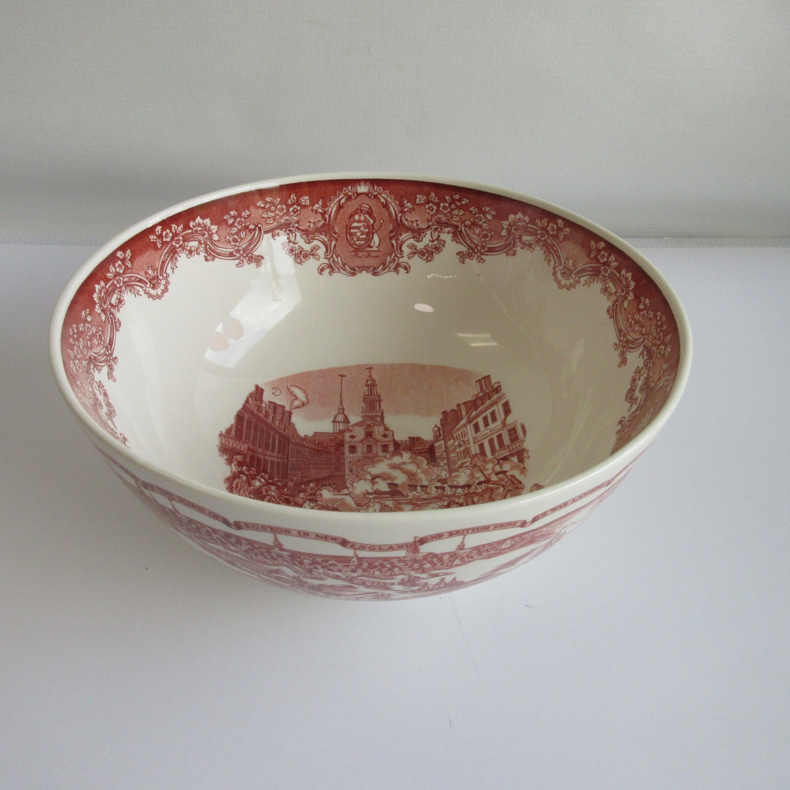 Wedgwood Shreve Crump & Low THE BOSTON BOWL Paul Revere Massacre MA History