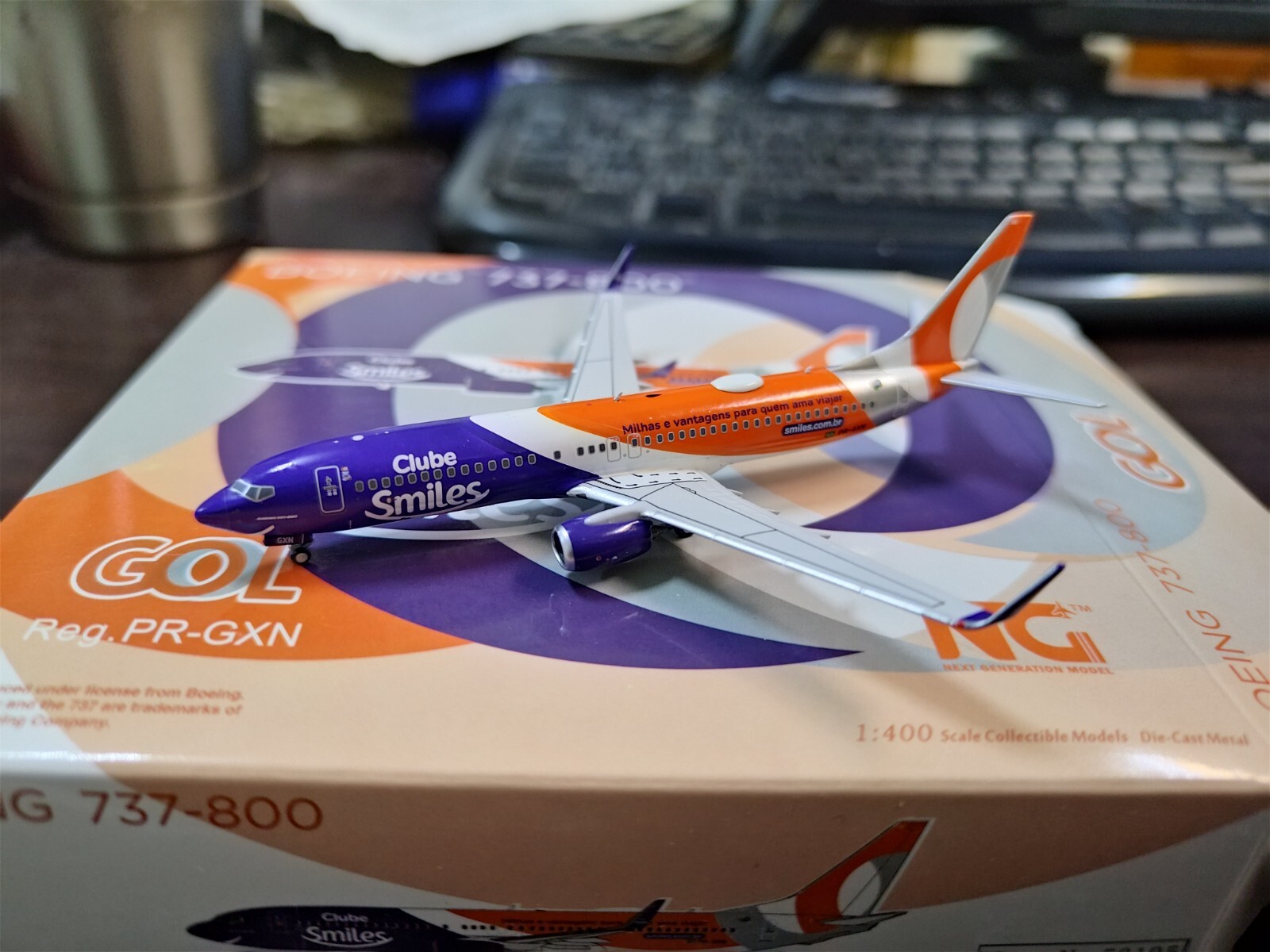 1:400  GOL  737-800 Smile PR-GXI NG Models