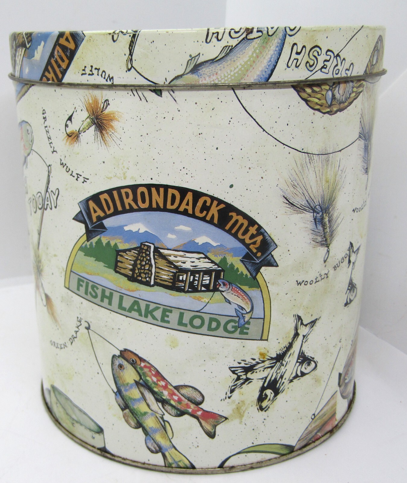 Vintage Dept 56 Lake Fishing Motif 7\