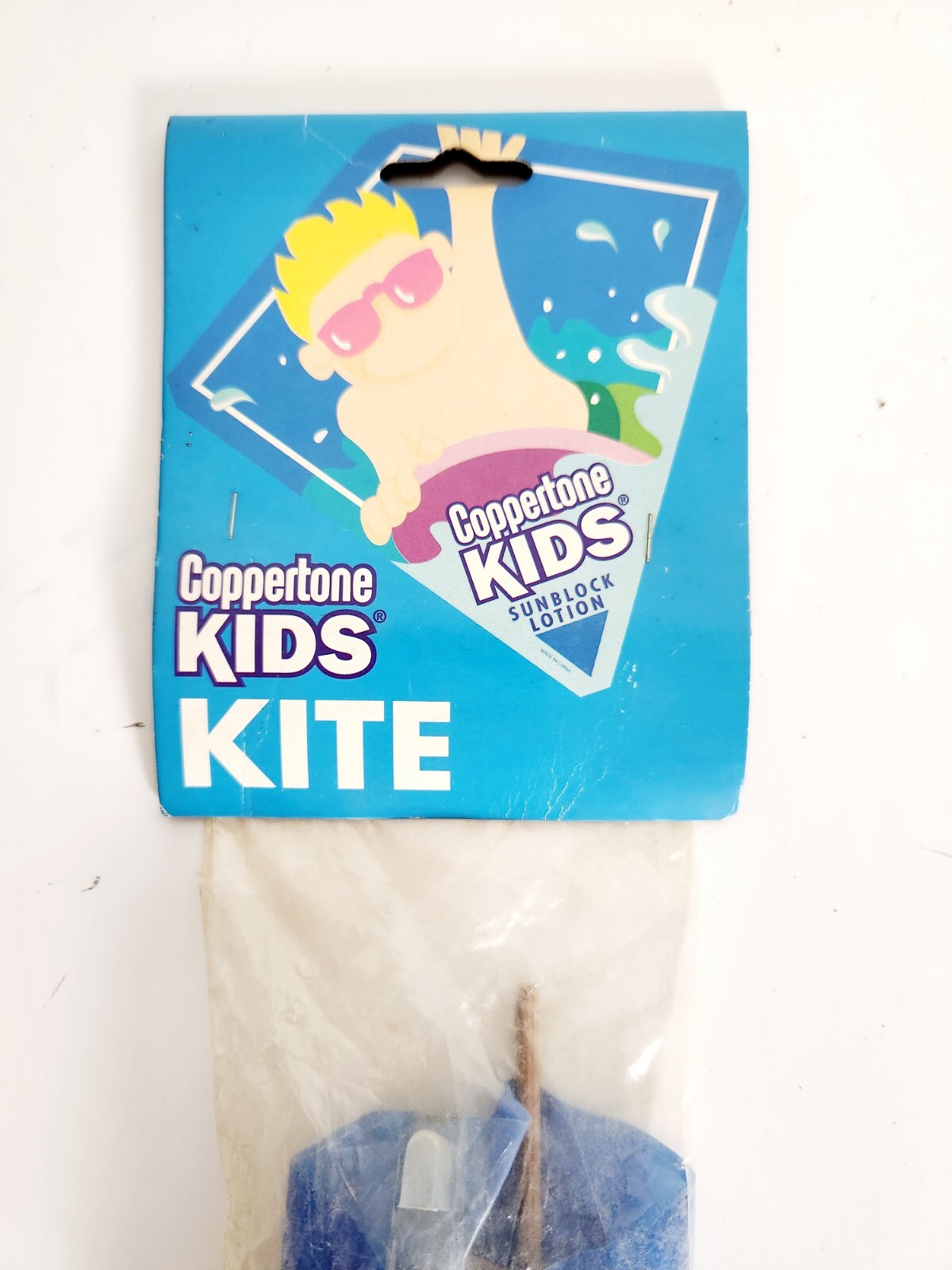 RARE Vintage Purple Coppertone Kids Colorblock KITE NIP