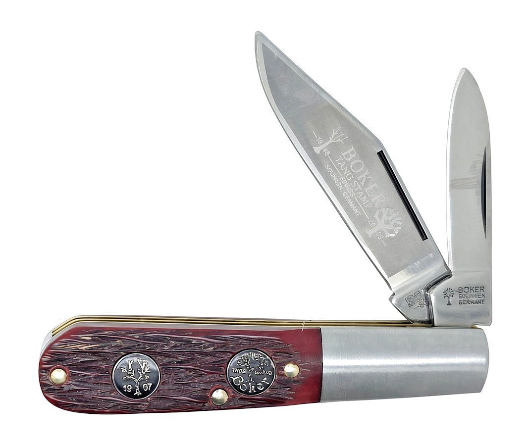 Boker Tree Brand Classic BK 493 TSR Red Bone Stockman Solingen Germany NIB