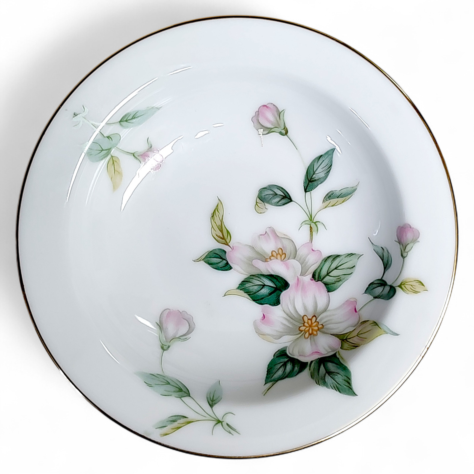 Retired Vintage Sango Apple Blossom Dessert/ Fruit Bowl 5.5\