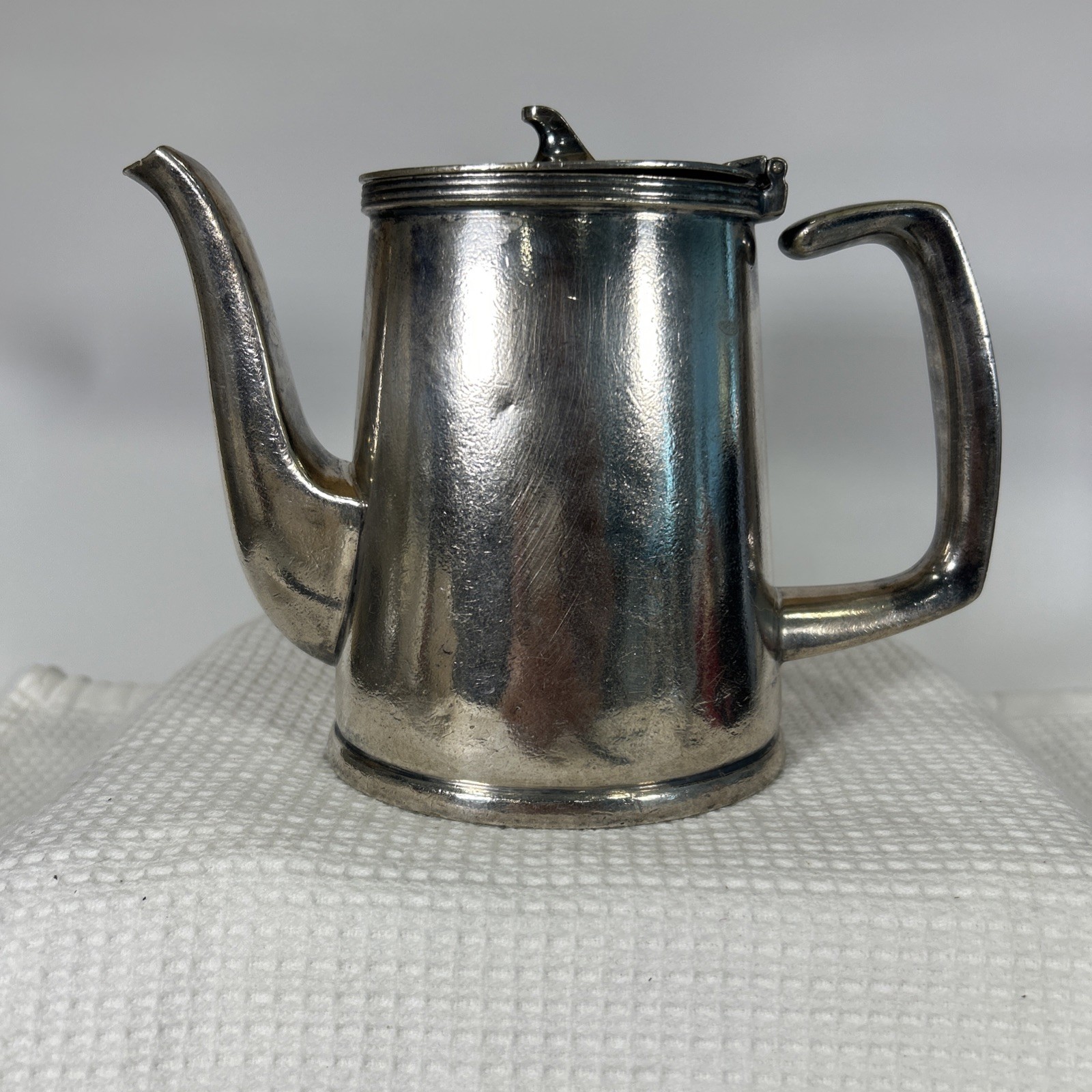 Vintage BSL England Hotel Silver Individual Coffee Pot Grand Metropolitan Hotels