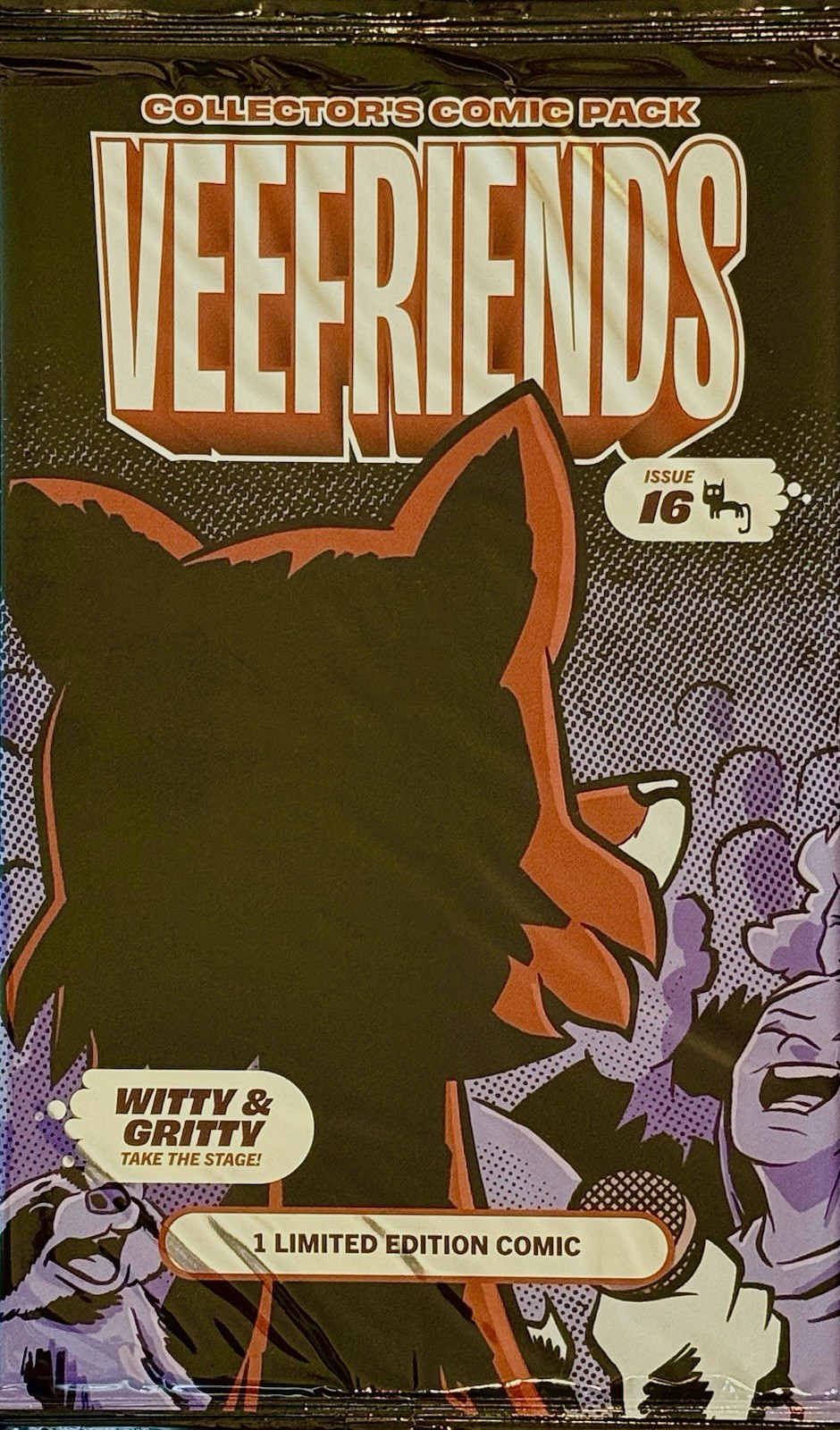 VeeFriends Comic Book #16 WITTY WEASEL & GRITTY GHOST SEALED PACK Limited Ed.NEW VeeFriends Comic Book #16 WITTY WEASEL & GRITTY GHOST SEALED PACK Limited Ed.NEW