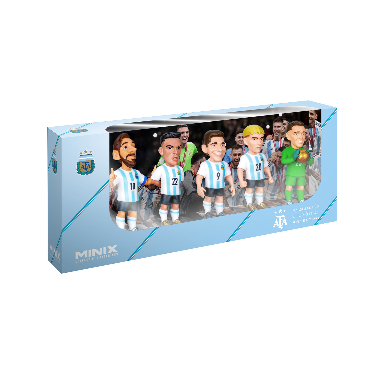 Minix Argentina National Team 5-Pack – Official 7cm Football Collectible Set | M