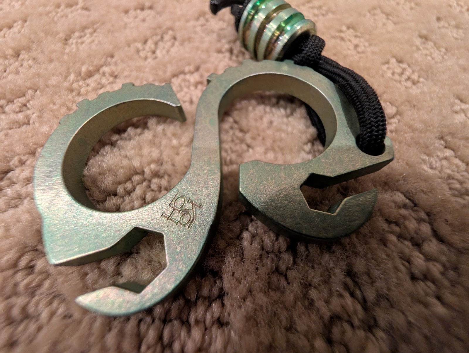 Koch Tools Solo Titanium EDC Multitool with Titanium bead