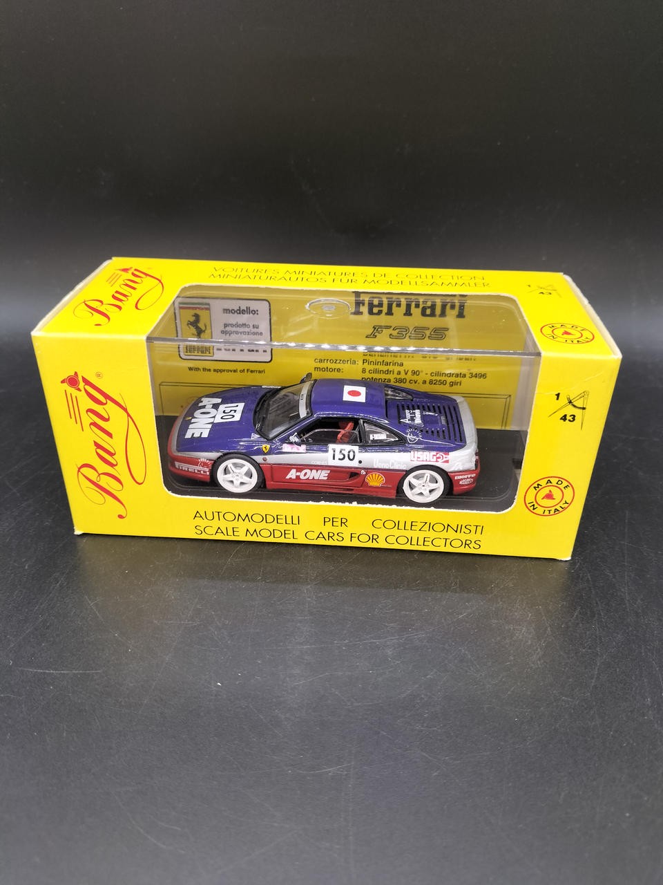 Bang Ferrari F355 1/43 Scale Car