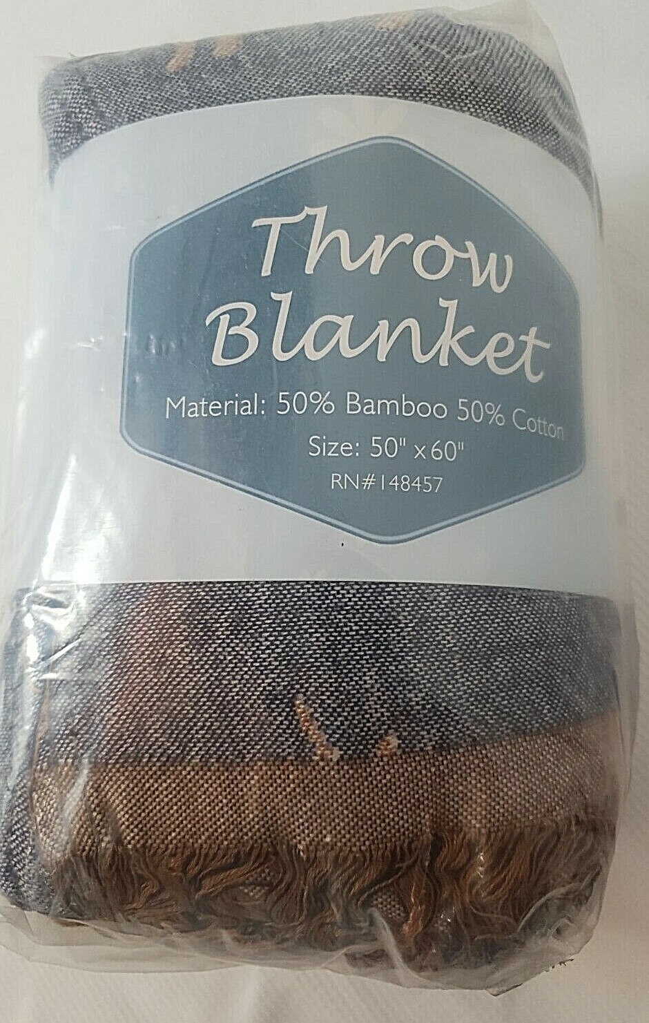 Vintage Trow-Blanket Bc-Deer-Denim Blue Blanket 50\