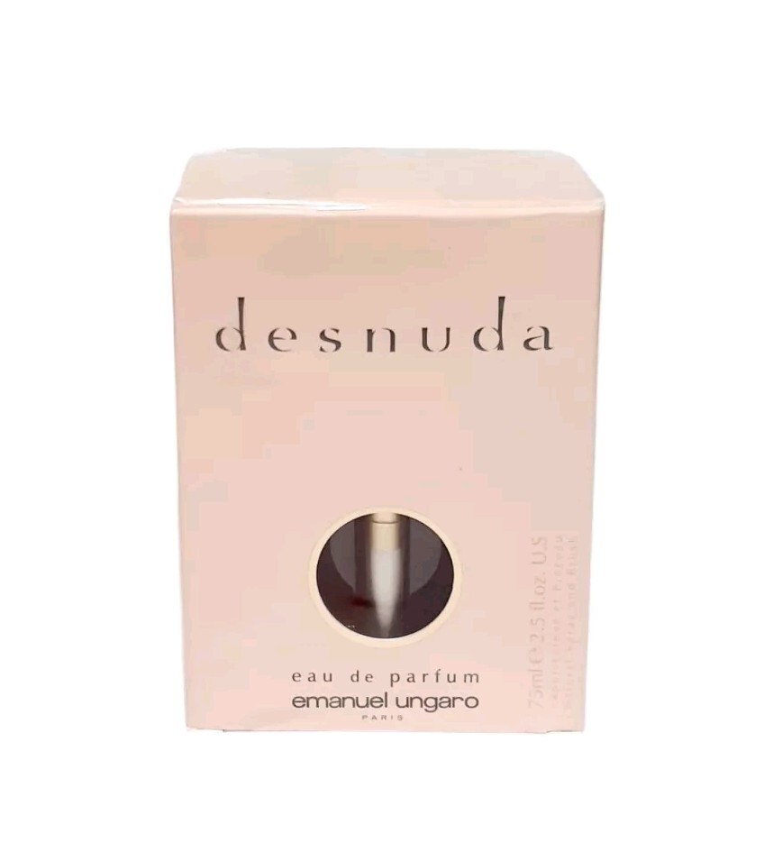 Vintage Emanuel Ungaro Desnuda 2.5 oz Eau de Parfum Spray and Brush SEALED