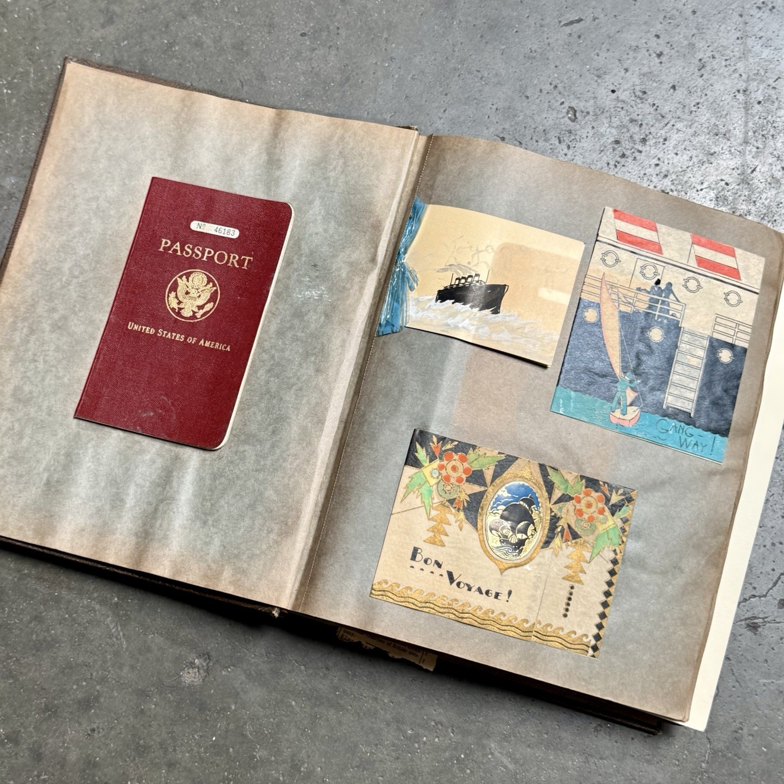 Antique 1930s Scrapbook European Trip Art Deco Paris Italy London Photos Tickets Antique 1930s Scrapbook European Trip Art Deco Paris Italy London Photos Tickets