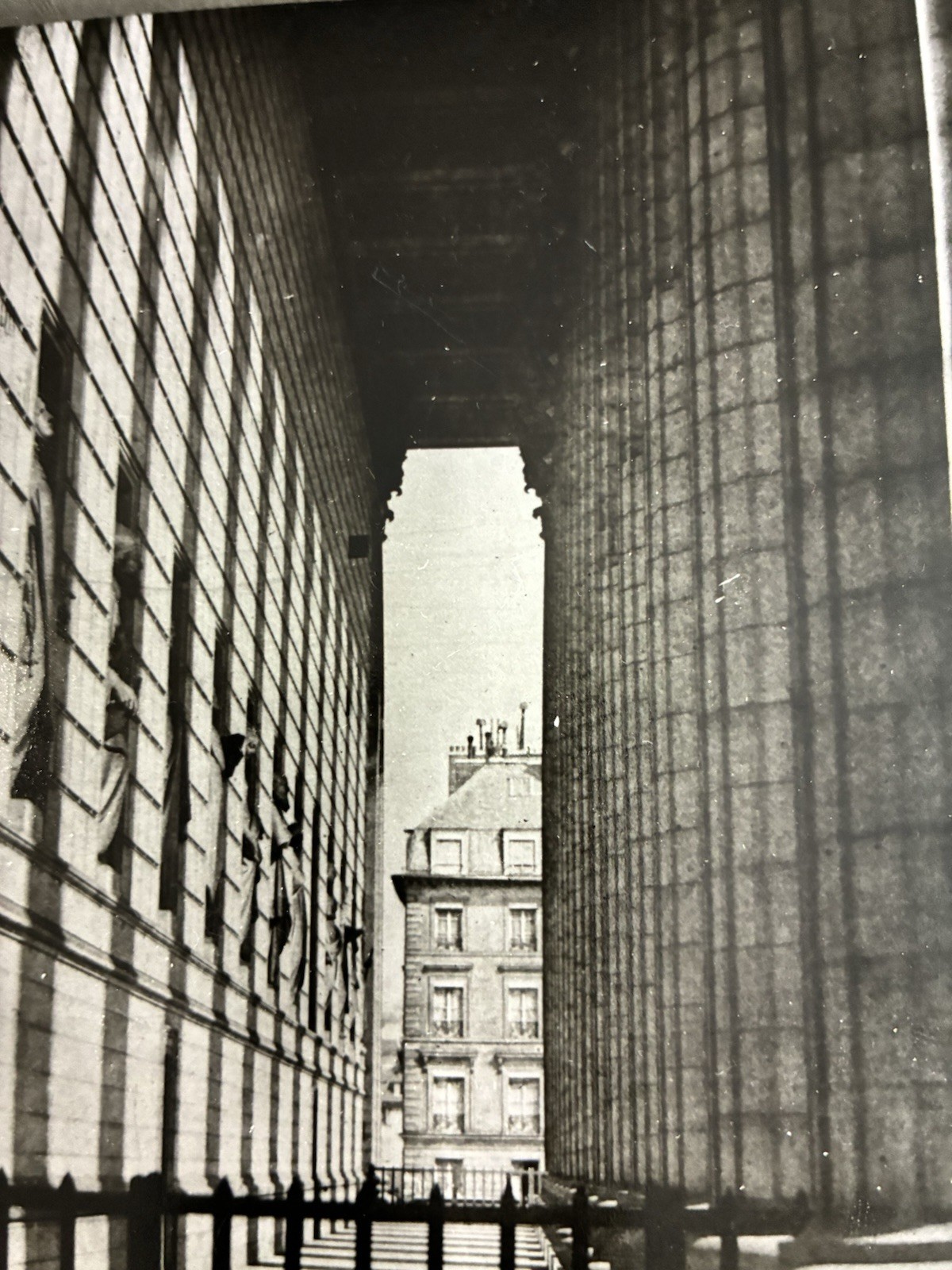 Hippolyte Bayard La Madeleine Paris SFP Gelatin Silver Photo 1840s Negative