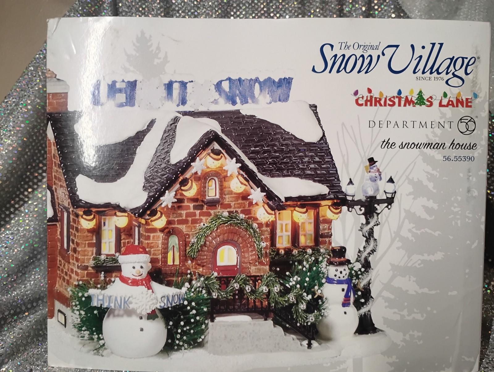 Department 56 Snow Village Christmas Lane The Snowman House #5655390 Department 56 Snow Village Christmas Lane The Snowman House #5655390