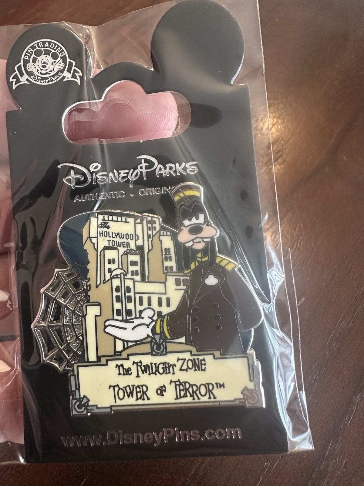 Disney Goofy Pin  The Twilight Zone Tower of Terror Attraction