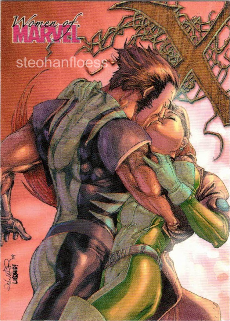 2008 Rittenhouse Archives Women of Marvel Embrace E8 Wolverine & Rogue 2008 Rittenhouse Archives Women of Marvel Embrace E8 Wolverine & Rogue