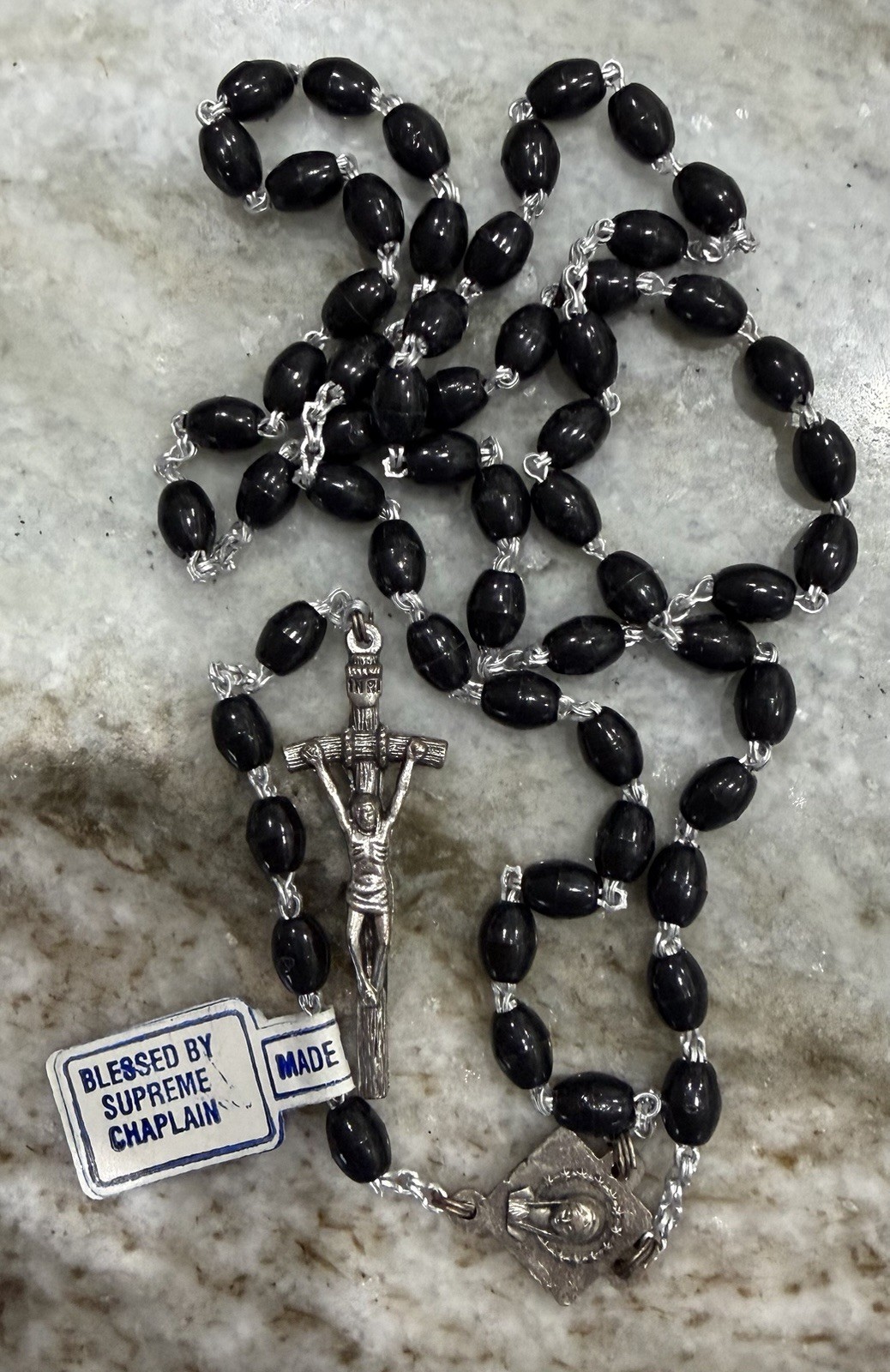 Vintage Italian Catholic Rosary Lot 2 K of C Knights Columbus Blessed Chaplain