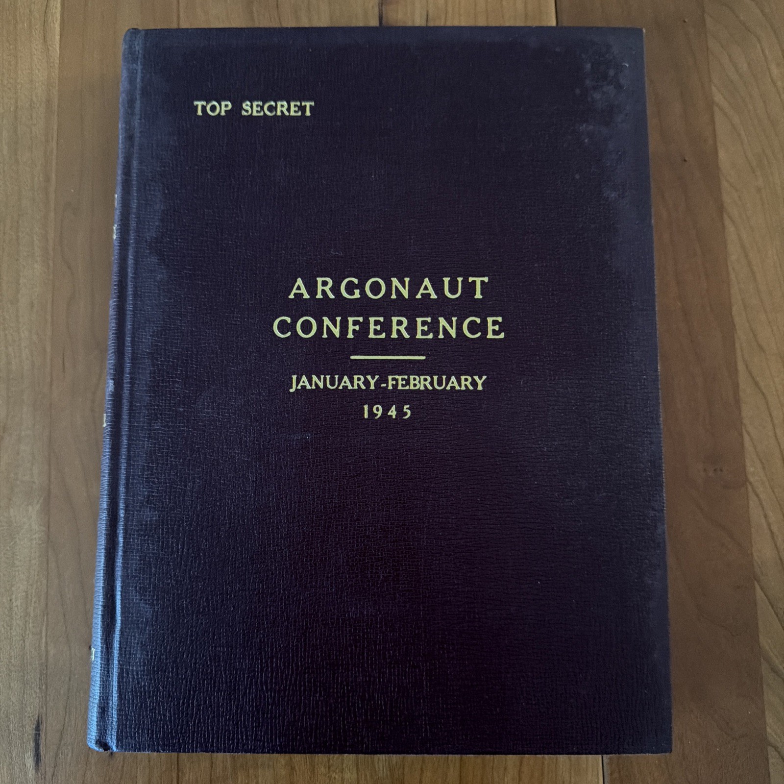 *ORIGINAL* 1945 WWII ARGONAUT Yalta Conference TOP SECRET Copy 54