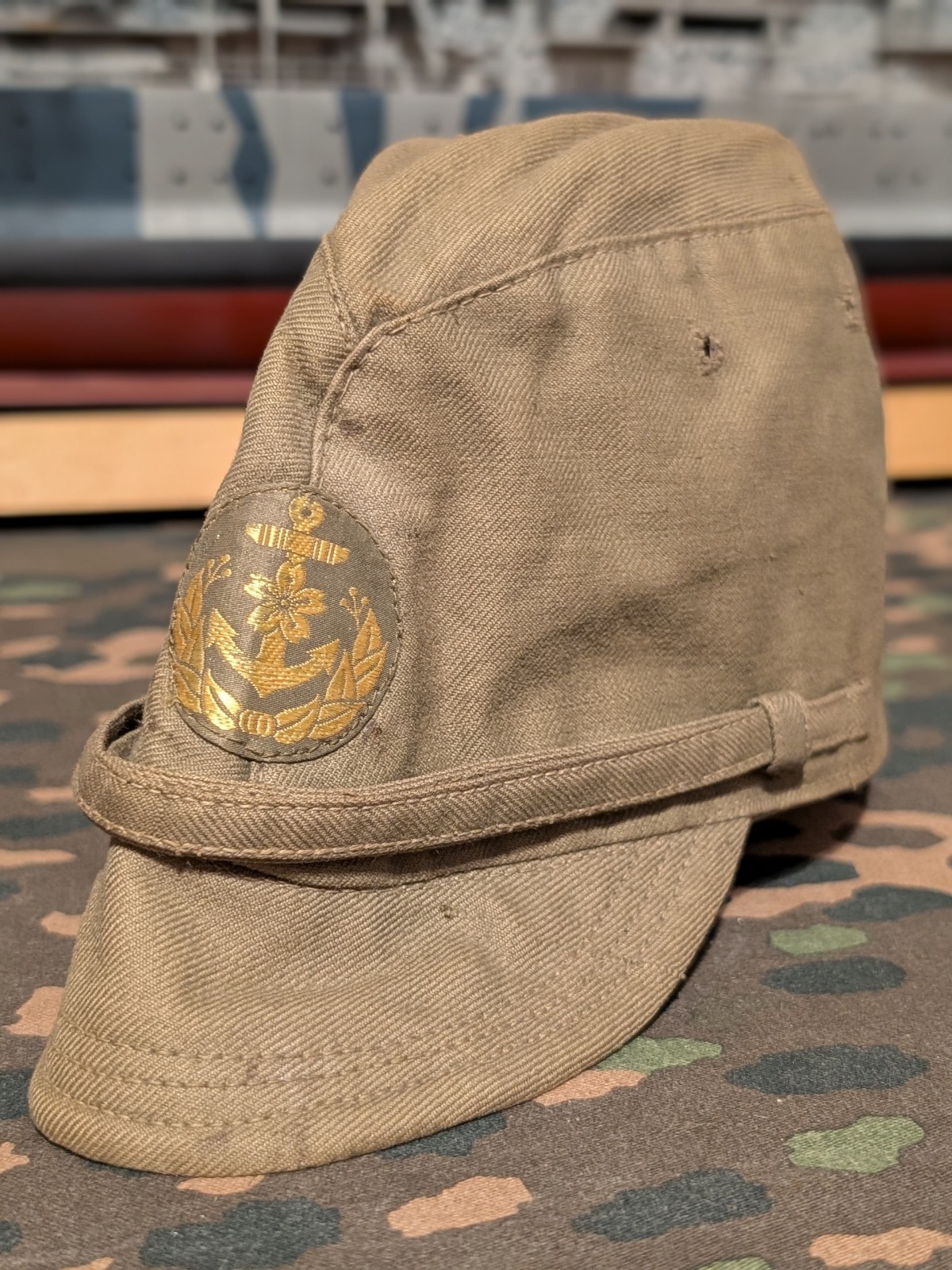 MINT Original WW2 WW11 Imperial Japanese Navy Officer Petty Officer Cap IJN IJA