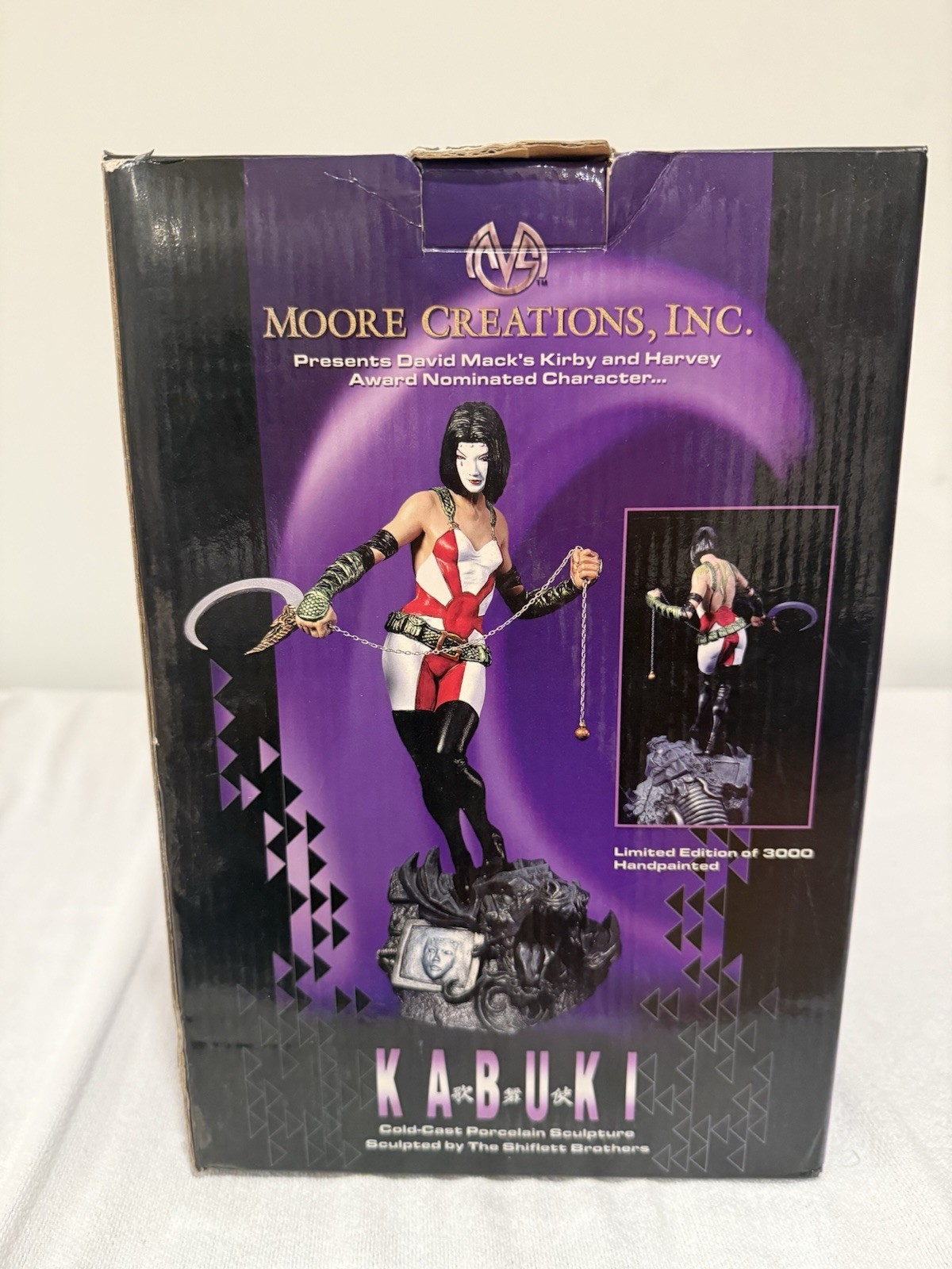MIB KABUKI Moore Creations Porcelain Sculpture Comic Full Figure Statue