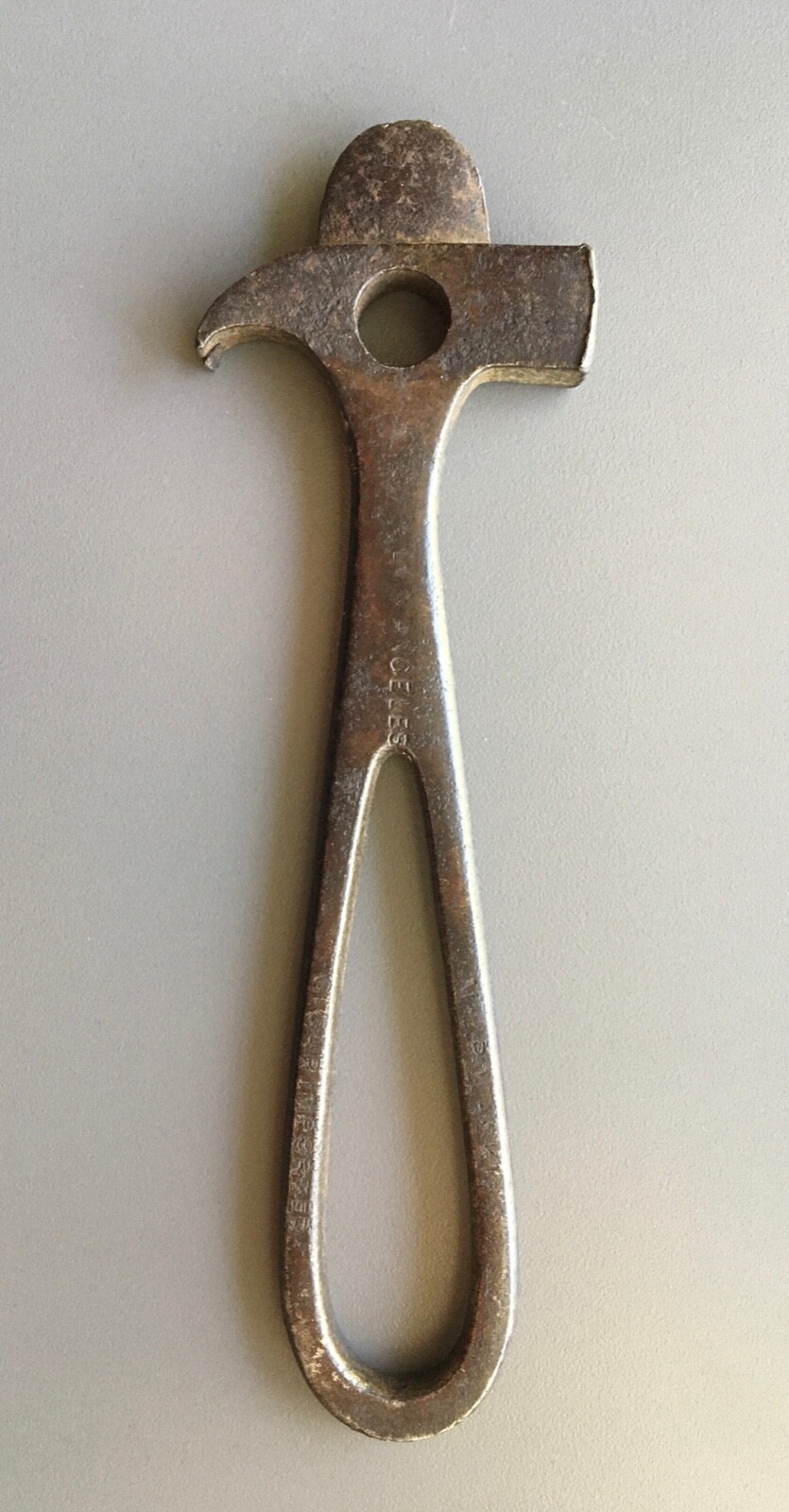 Antique 1890s Cigar Box Hammer - M.L. Polaski - Early Los Angeles Cigar Company