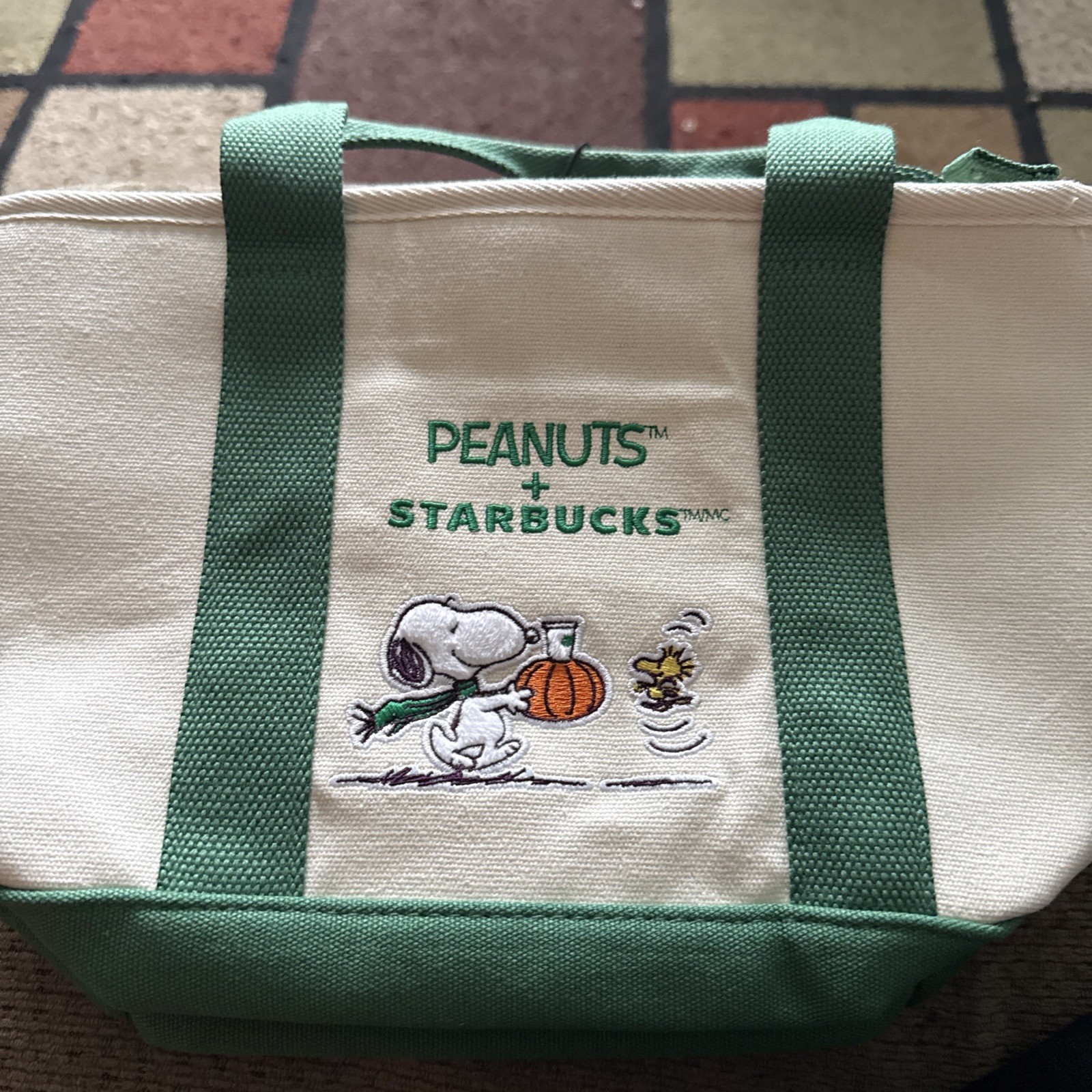 Peanuts X Starbucks Canvas Tote Bag Limited Edition New With Tags AUTHENTIC Peanuts X Starbucks Canvas Tote Bag Limited Edition New With Tags AUTHENTIC