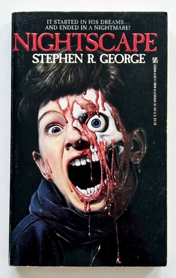 NIGHTSCAPE Stephen R George 1992 Vintage Zebra Horror Paperback 1st Printing