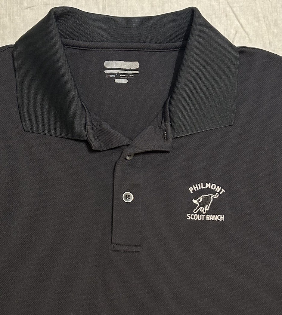 Philmont Scout Ranch Polo Shirt, Black, Men’s XL Scouting Boy Scouts BSA Philmont Scout Ranch Polo Shirt, Black, Men’s XL Scouting Boy Scouts BSA
