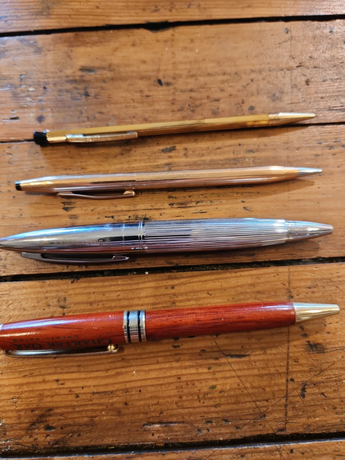 LOT VINTAGE MECHANICAL PENS/PENCILS TOTAL OF 4 Cross and others