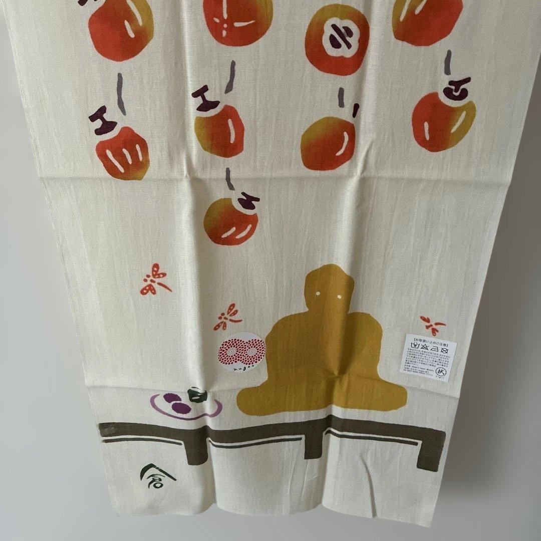 nugoo Tenugui Persimmon Great Buddha Sato Autumn Japanese Goods Graphica