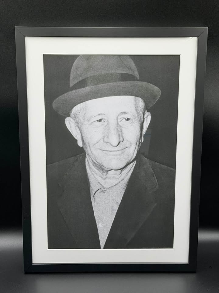 ART.com Carlo Gambino Boss of All Bosses Framed Photo 1972 Mafia Black