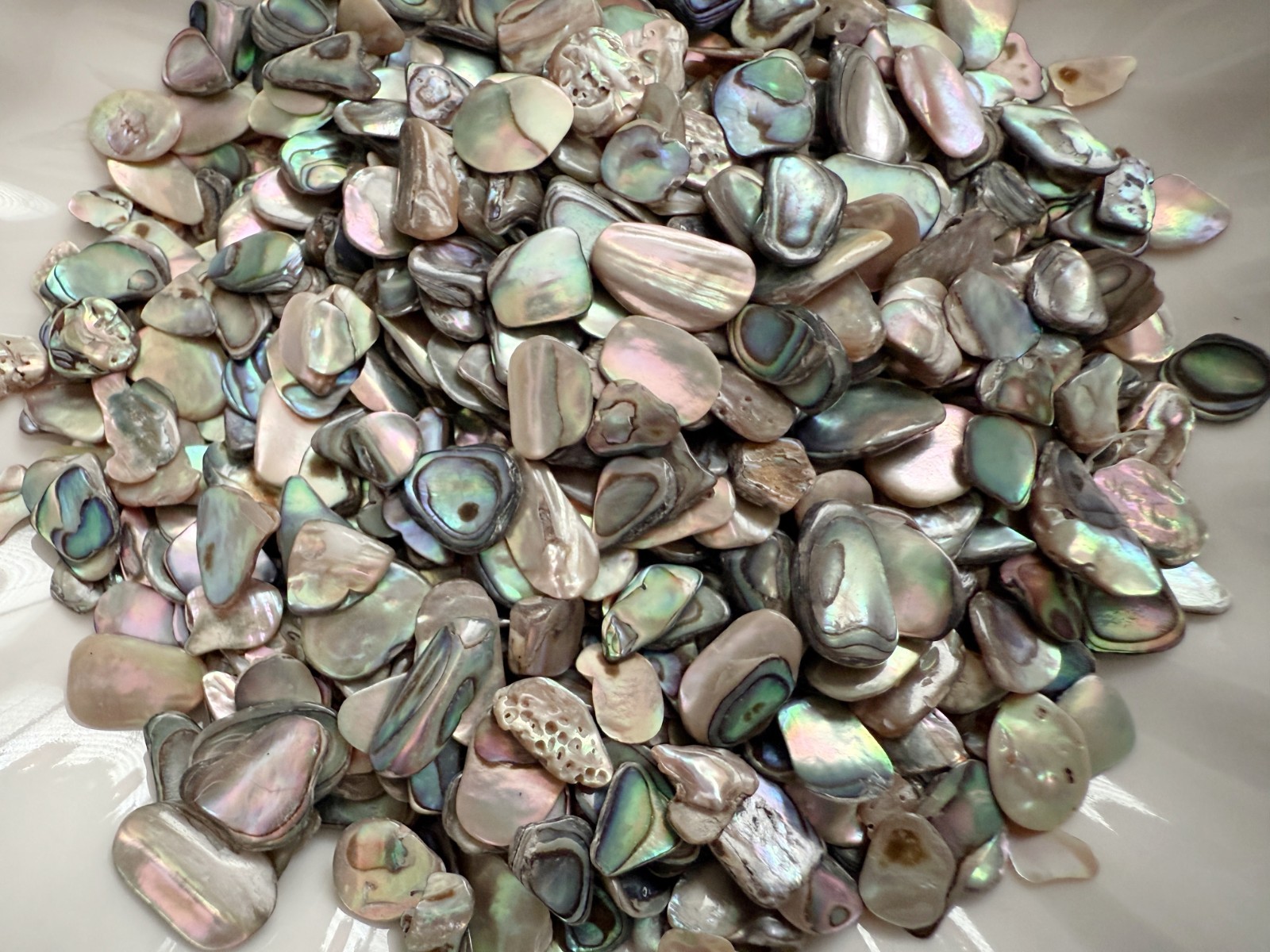 Natural Paua Abalone Shell Pieces 1oz Pack for Crafts, Resin Art, Inlay - Large Natural Paua Abalone Shell Pieces 1oz Pack for Crafts, Resin Art, Inlay - Large