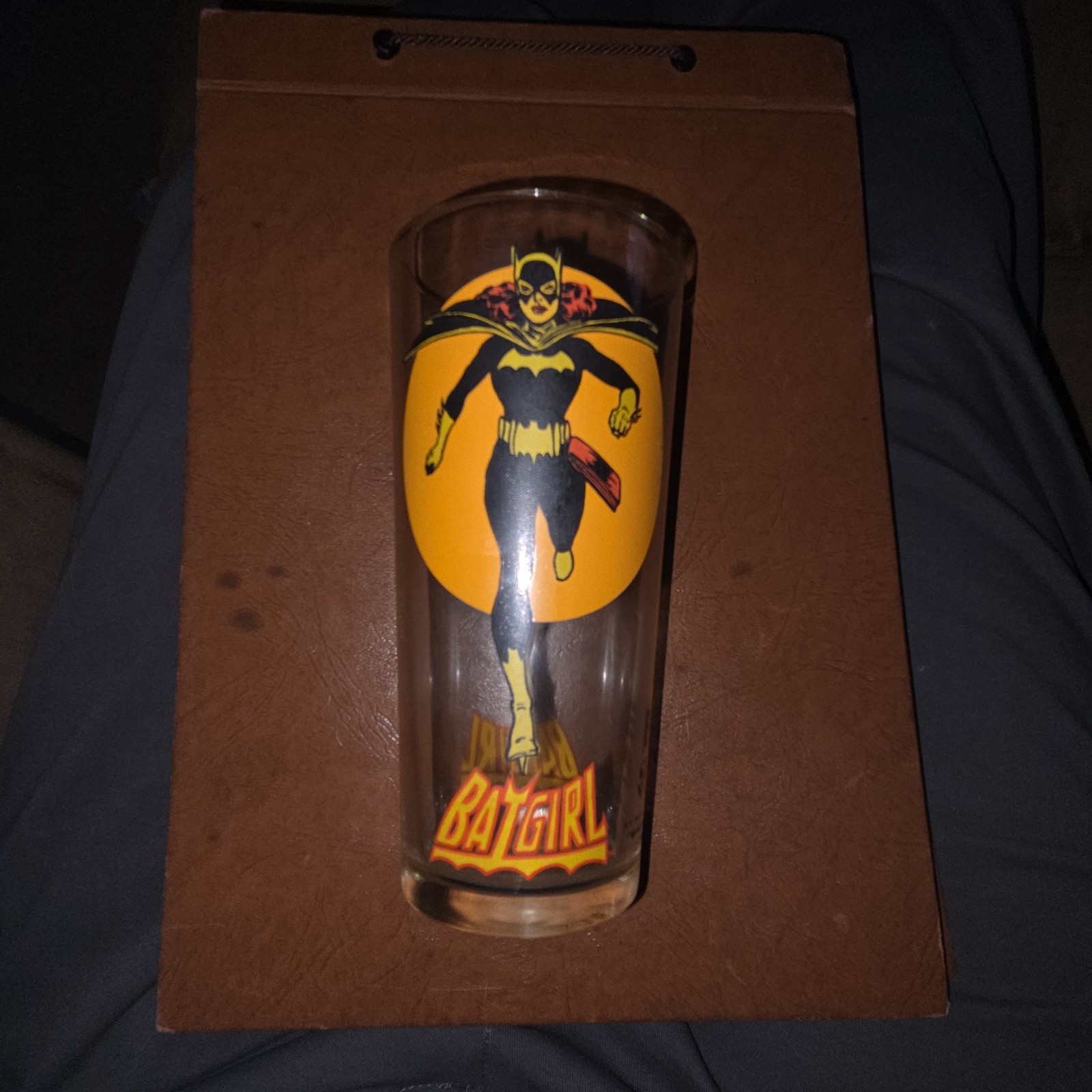 Vintage 1976 DC Comics Pepsi Super Series Batgirl Collectors Glass Excellent Vintage 1976 DC Comics Pepsi Super Series Batgirl Collectors Glass Excellent