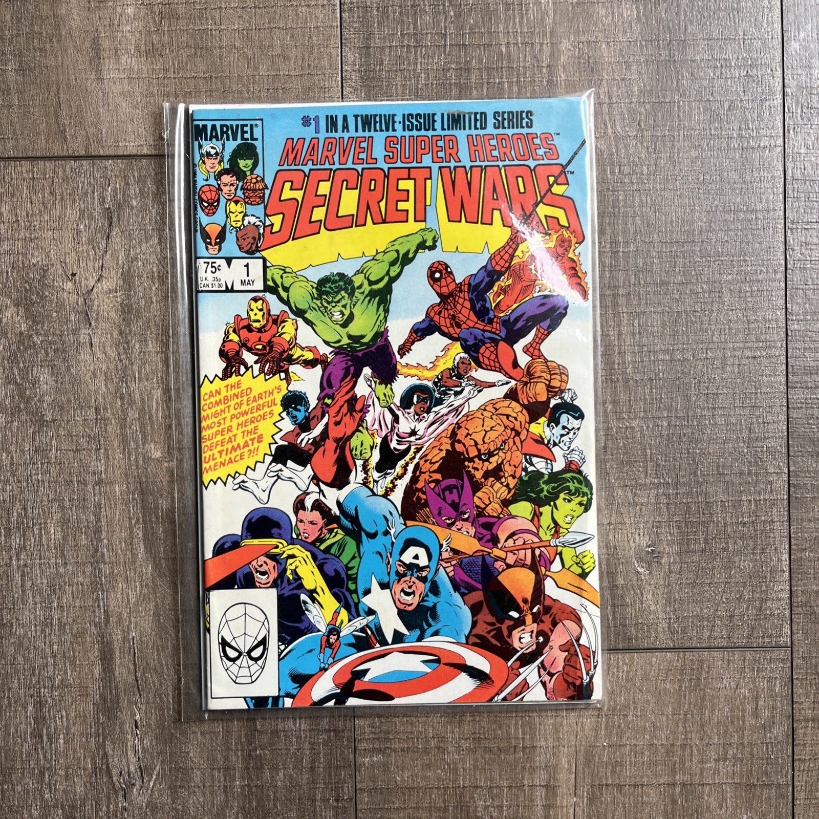 Marvel Super Heroes Secret Wars (1984) #1 Blue Galactus Print Error VF/NM