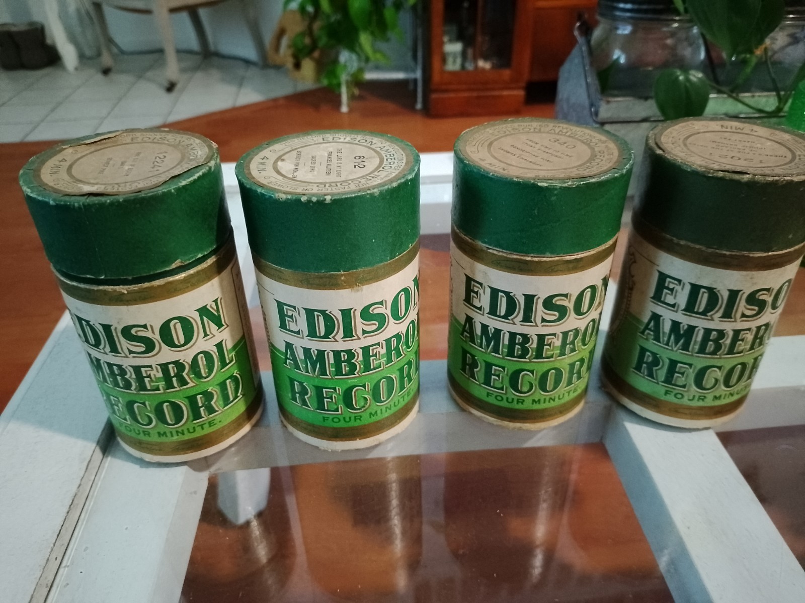 Vintage Edison Amberol Record Lot Of 4 Lot 2