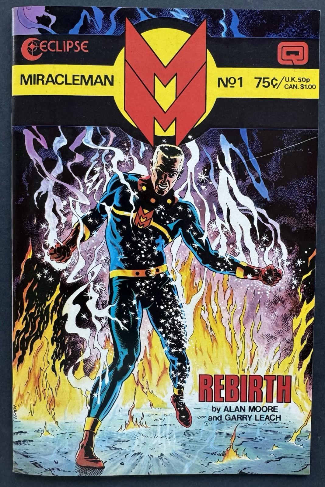 Miracle Man #1 1985 Very Fine Eclipse Comics Alan Moore Garry Leach