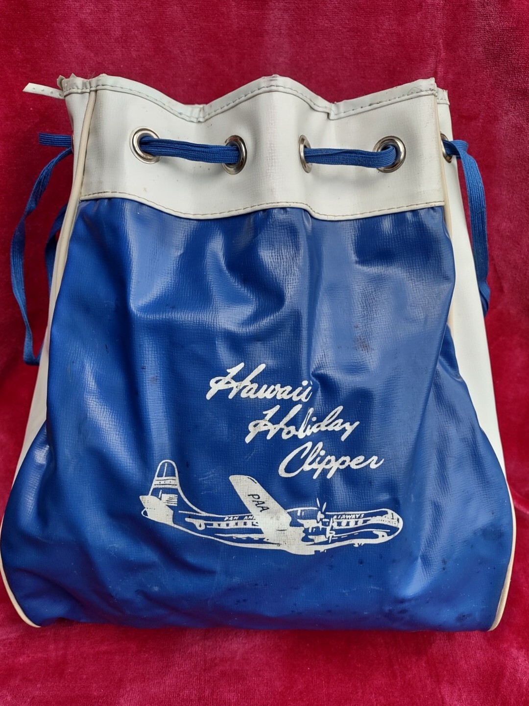 1950\'S PAN AMERICAN AIRWAY HAWAII HOLIDAY CLIPPER BAG PAA 1950\'S PAN AMERICAN AIRWAY HAWAII HOLIDAY CLIPPER BAG PAA