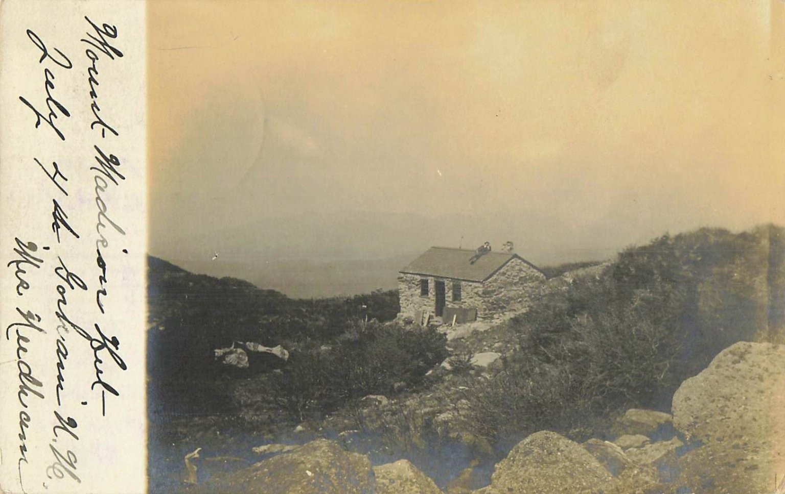 Mount Madison Hut Gorham NH Rppc Postcard 1905 Real Photo Mount Madison Hut Gorham NH Rppc Postcard 1905 Real Photo