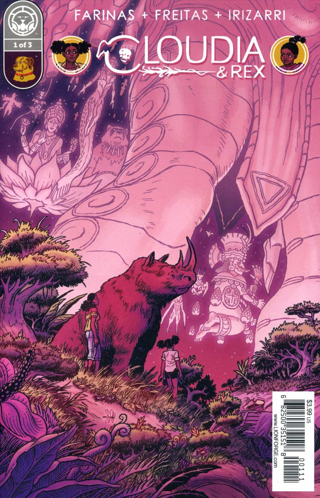 Cloudia and Rex #1 VF; Lion Forge | Ulises Farinas - w/Bag+Board Cloudia and Rex #1 VF; Lion Forge | Ulises Farinas - w/Bag+Board