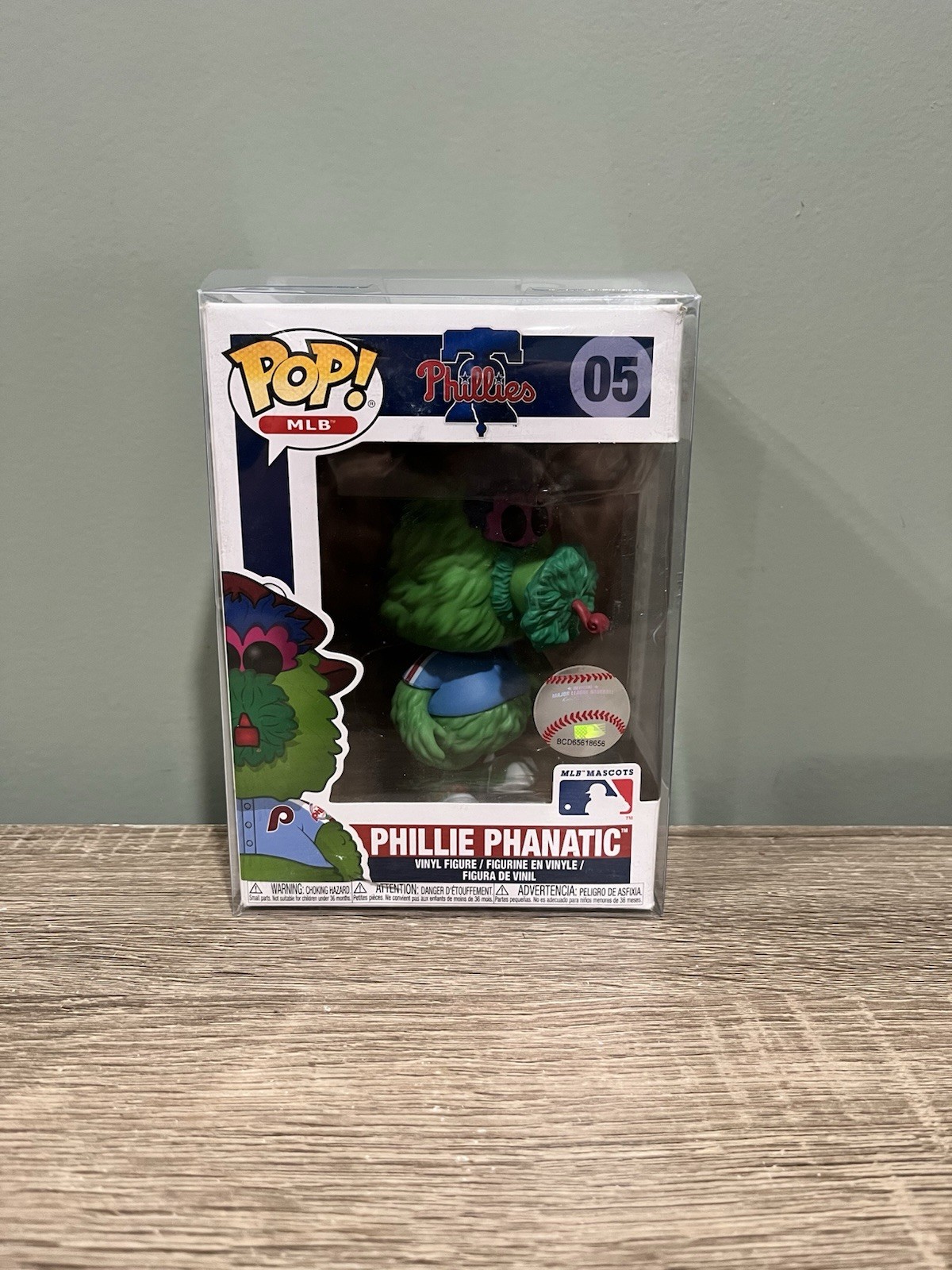 2019 Phillie Phanatic Funko Pop Vinyl #05 MLB Phillies Mascot NIB & Protector