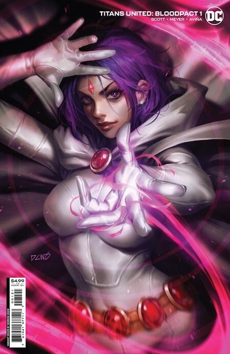 TITANS UNITED: BLOODPACT #1 (DERRICK CHEW CARD VARIANT) COMIC BOOK ~ DC Comics