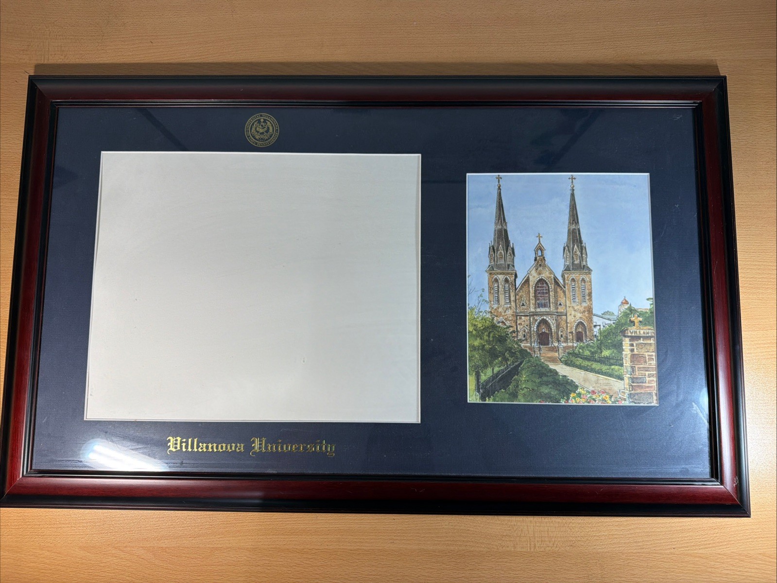 Villanova University Diploma Frame Campus Photo College Degree Frame