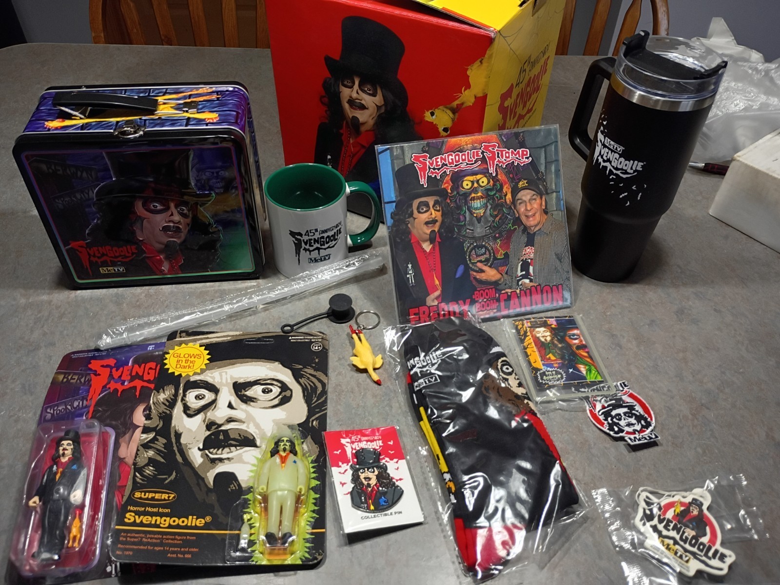 Svengoolie 45th Anniversary collectors gift box tv show Svengoolie 45th Anniversary collectors gift box tv show