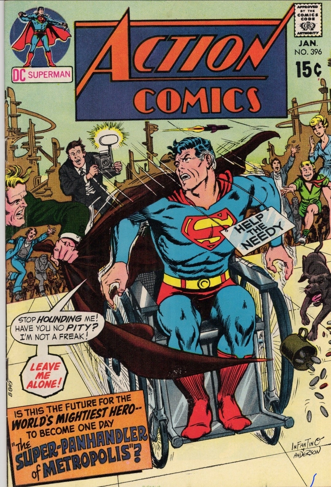 Action Comics #396 (Jan) Superman Silver Age Infantino Anderson