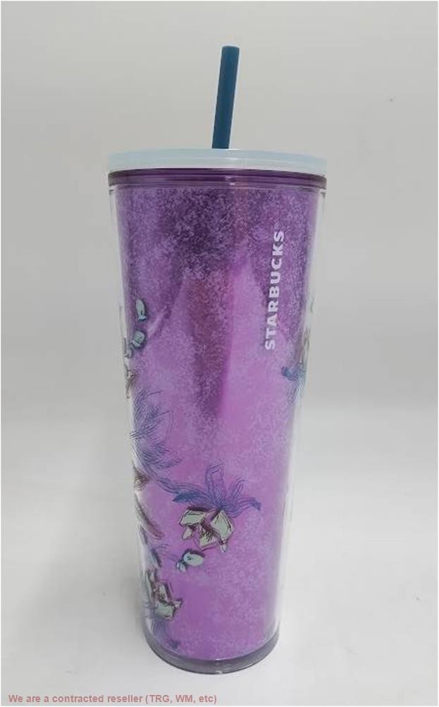 Starbucks 2024 Valentine's Day Purple Winter Blossom Floral Cold Cup Tumbler Starbucks 2024 Valentine's Day Purple Winter Blossom Floral Cold Cup Tumbler