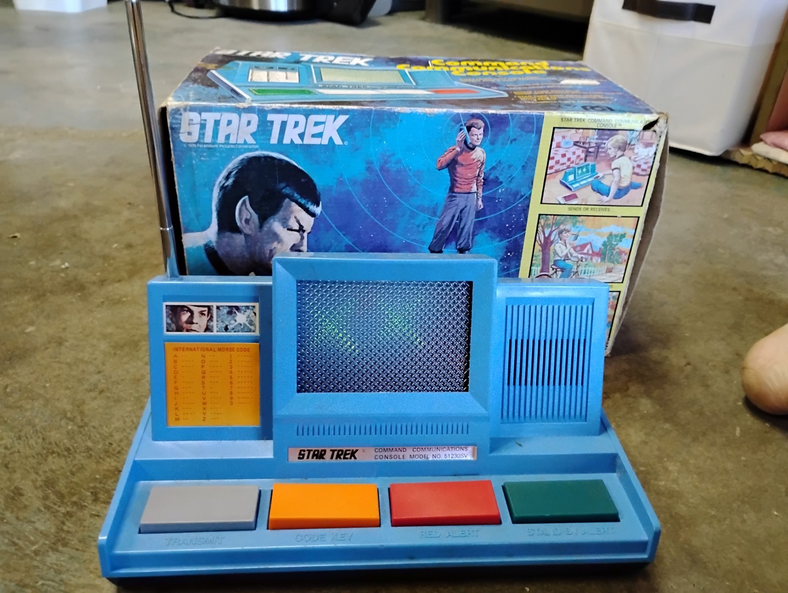 Mego Star Trek Vintage Command Communications Console - Good Working 1976 Mego Star Trek Vintage Command Communications Console - Good Working 1976