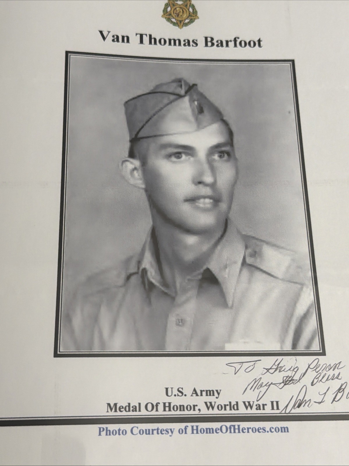 WWII Korea Medal of Honor MOH Autograph Lot Of 33 Items Baker Biddle Currey