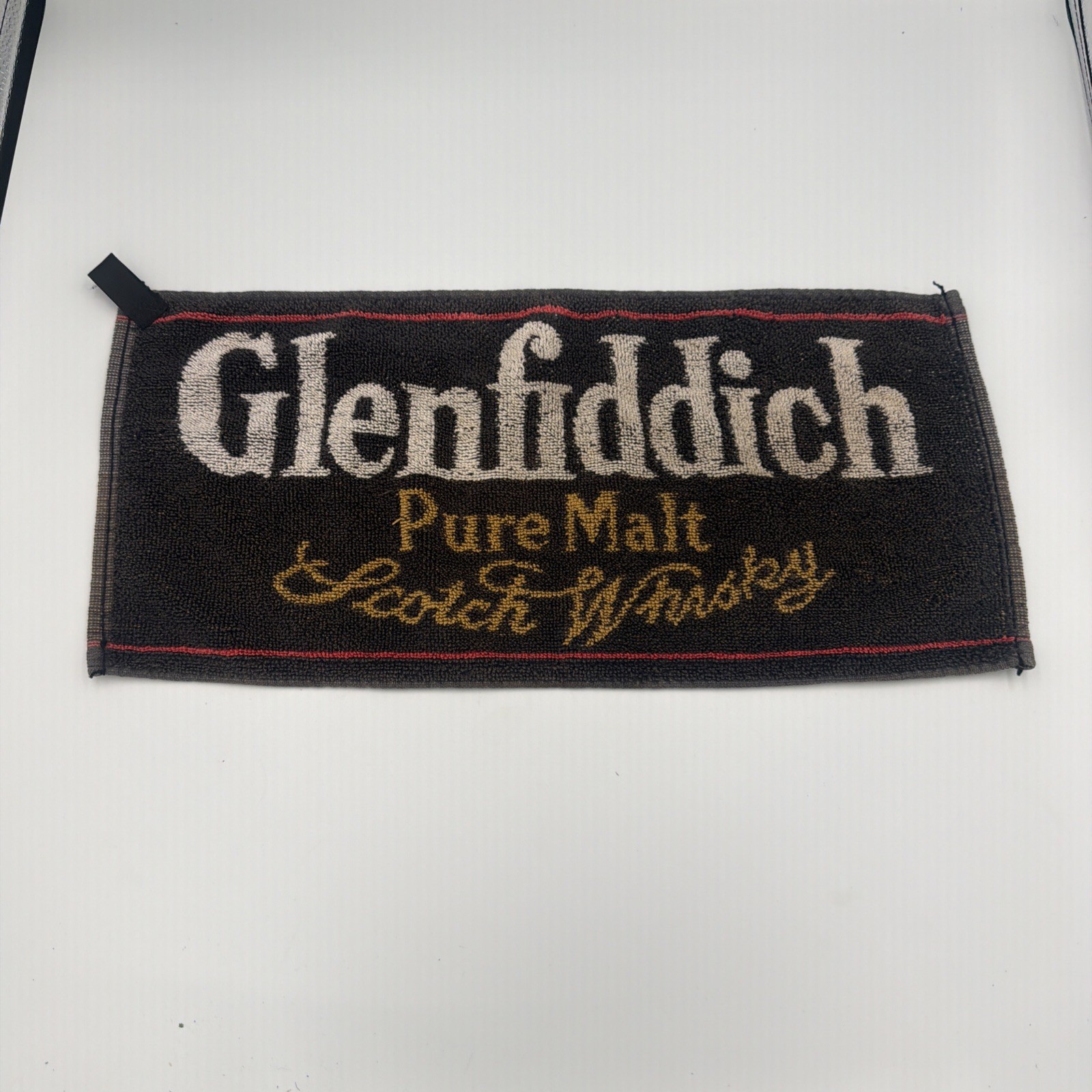 Vintage Glenfiddich Scotch Whiskey Bar Towel 16\ Vintage Glenfiddich Scotch Whiskey Bar Towel 16\