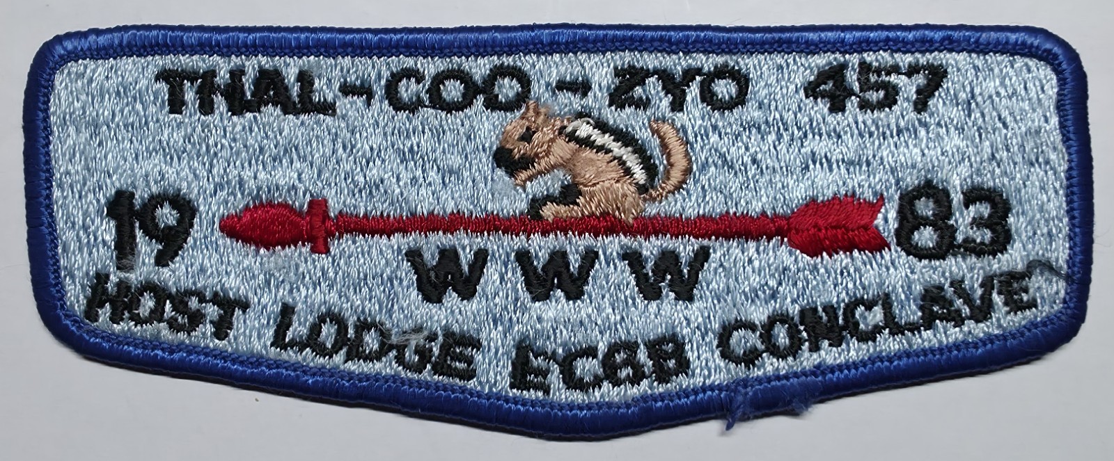 BSA OA Lodge 457 Thal-Coo-Zyo Flap S11 1983 Conclave