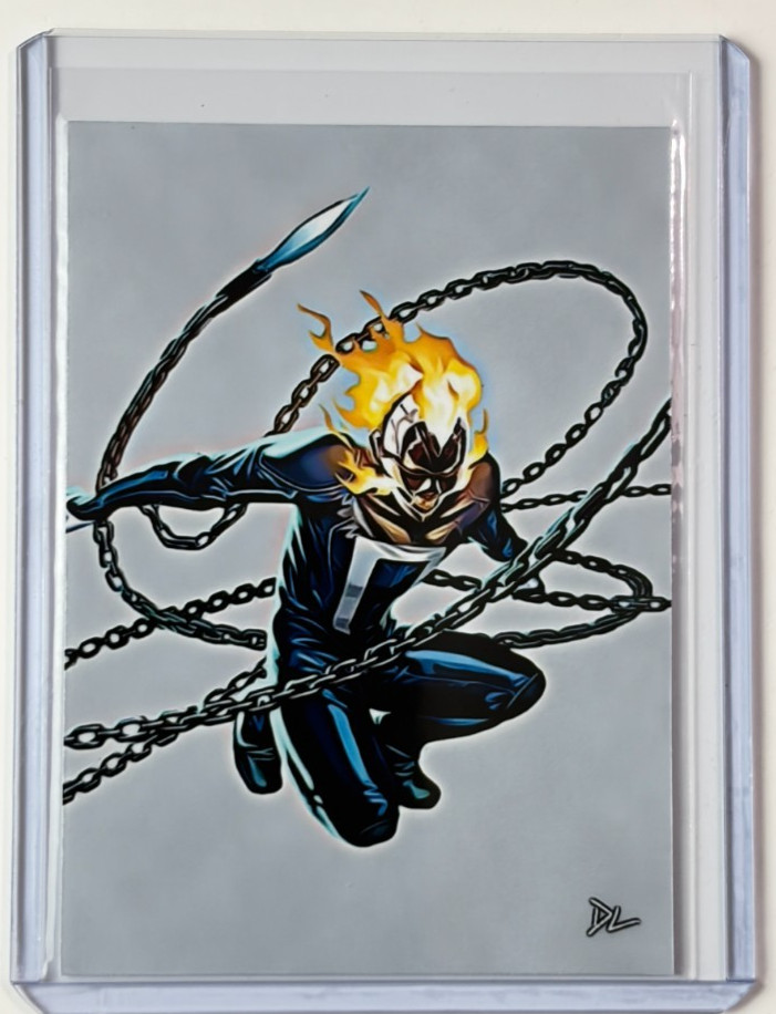 Robbie Reyes Limited Edition Artist Signed “Ghost Rider” Trading Card 5/10