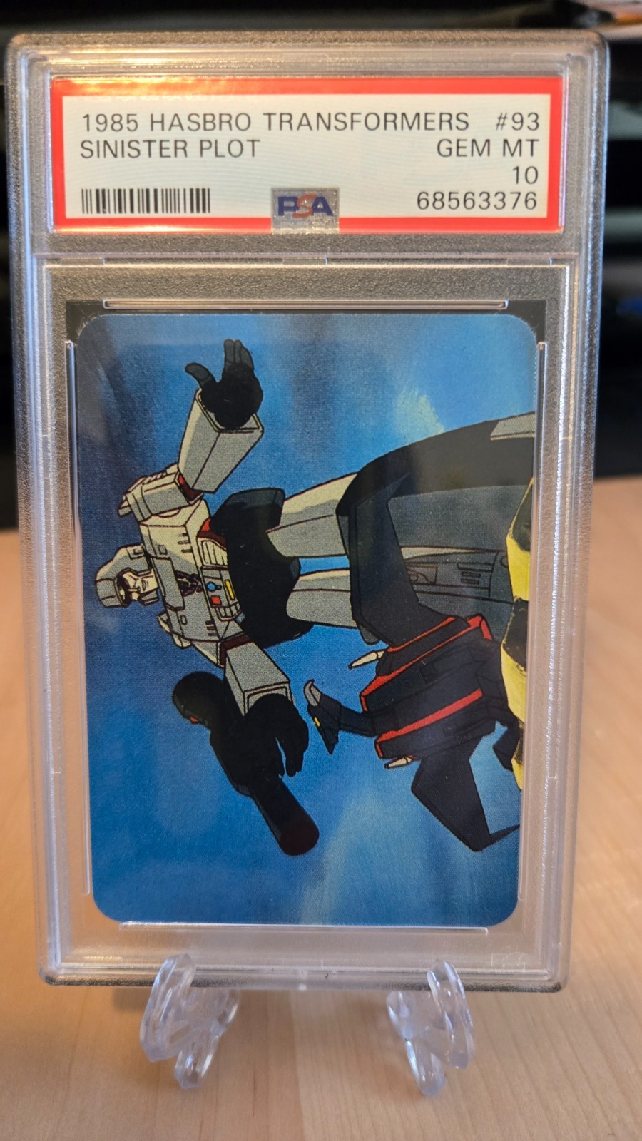 1985 Hasbro Transformers #93 Sinister Plot PSA 10 - MEGATRON