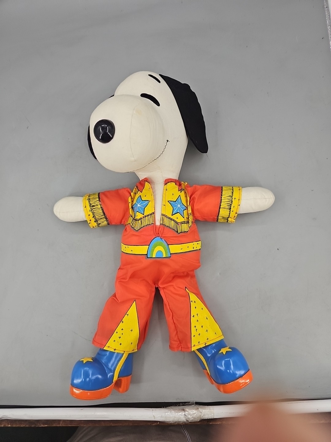 Vintage Snoopy Rock Star Rag Doll Original 1970’s Approx 15 Vintage Snoopy Rock Star Rag Doll Original 1970’s Approx 15
